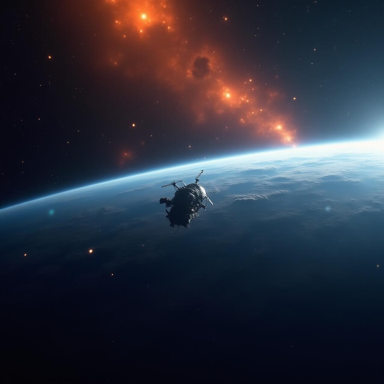 深宇宙探査と高度な衛星観測イメージ